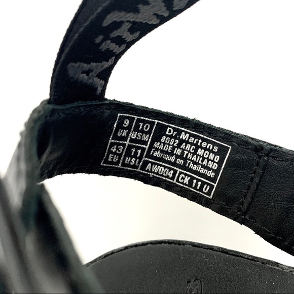 Dr. Martens Black Mono Fisherman Sandals - Picture 11 of 15